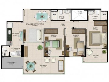 TORRE B E C COLUNAS 3 E 4